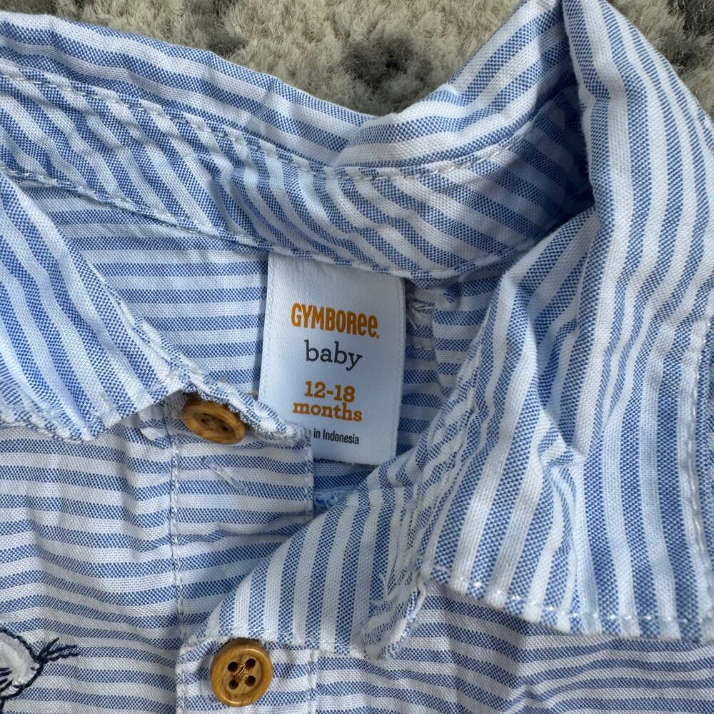 Gymboree Peter Rabbit Striped Romper 18M - Picture 5 of 9